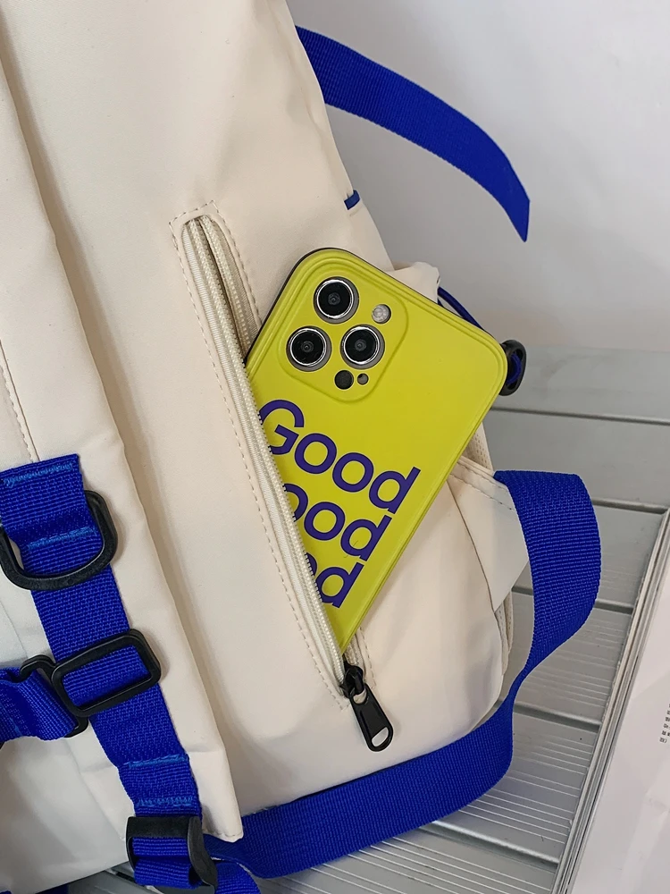 Fashion Women's Large Capacity Backpack Waterproof Nylon Travel Bag For Teen Girl College Student Men's School Laptop Bag