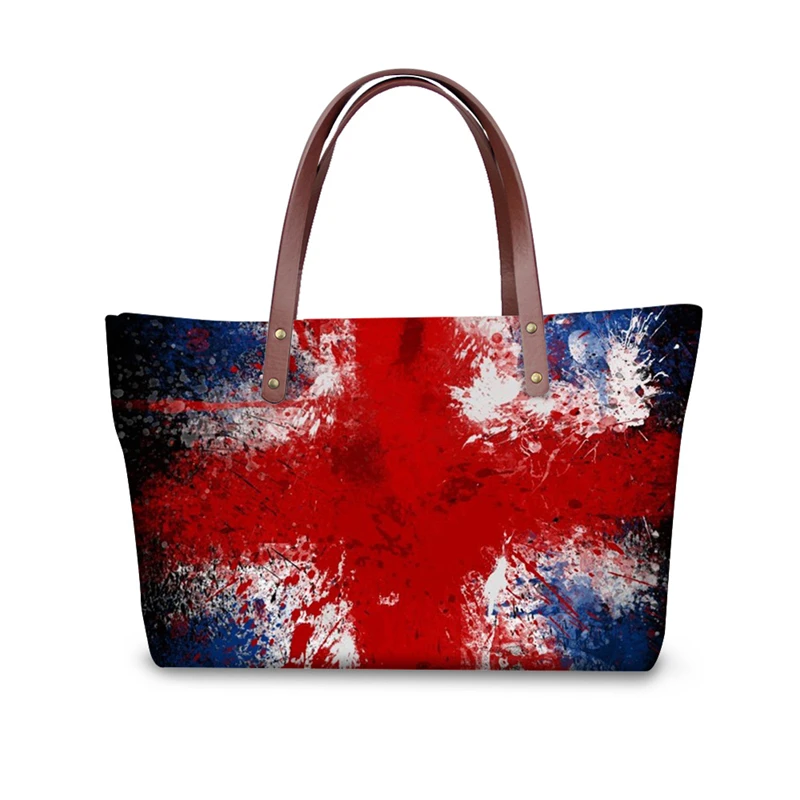 Женская вместительная сумка-тоут праздничные пляжные сумки с мультяшным принтом