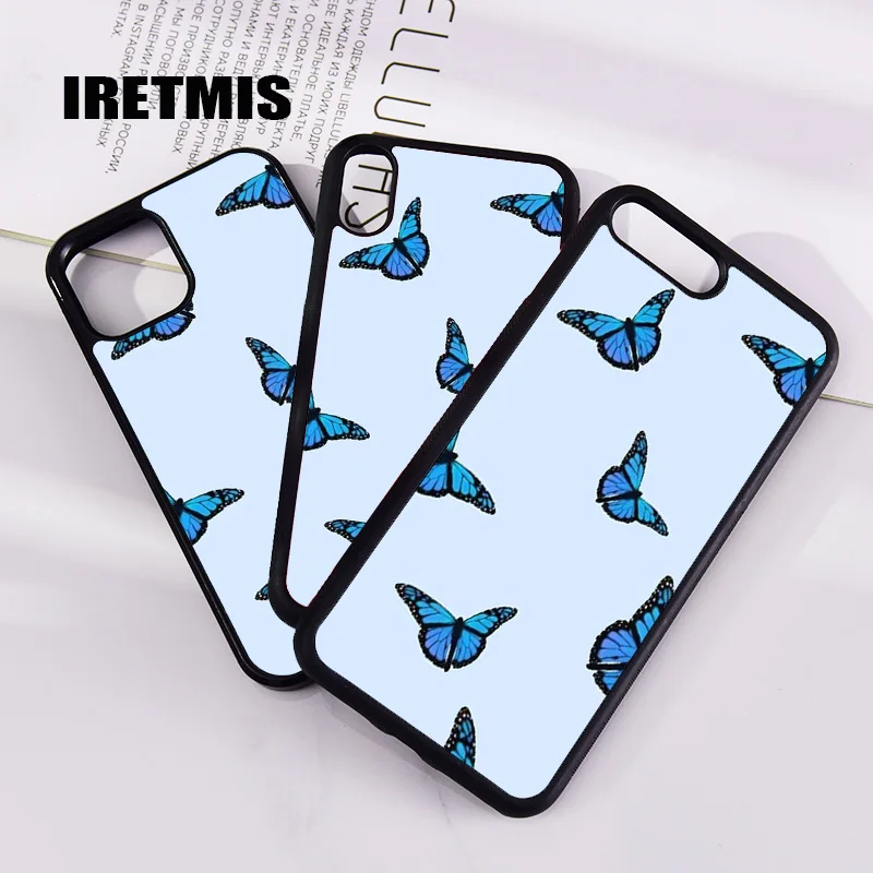 Силиконовый чехол Iretmis для iPhone 7 8 Plus X Xs 11 12 13 MINI Pro Max XR