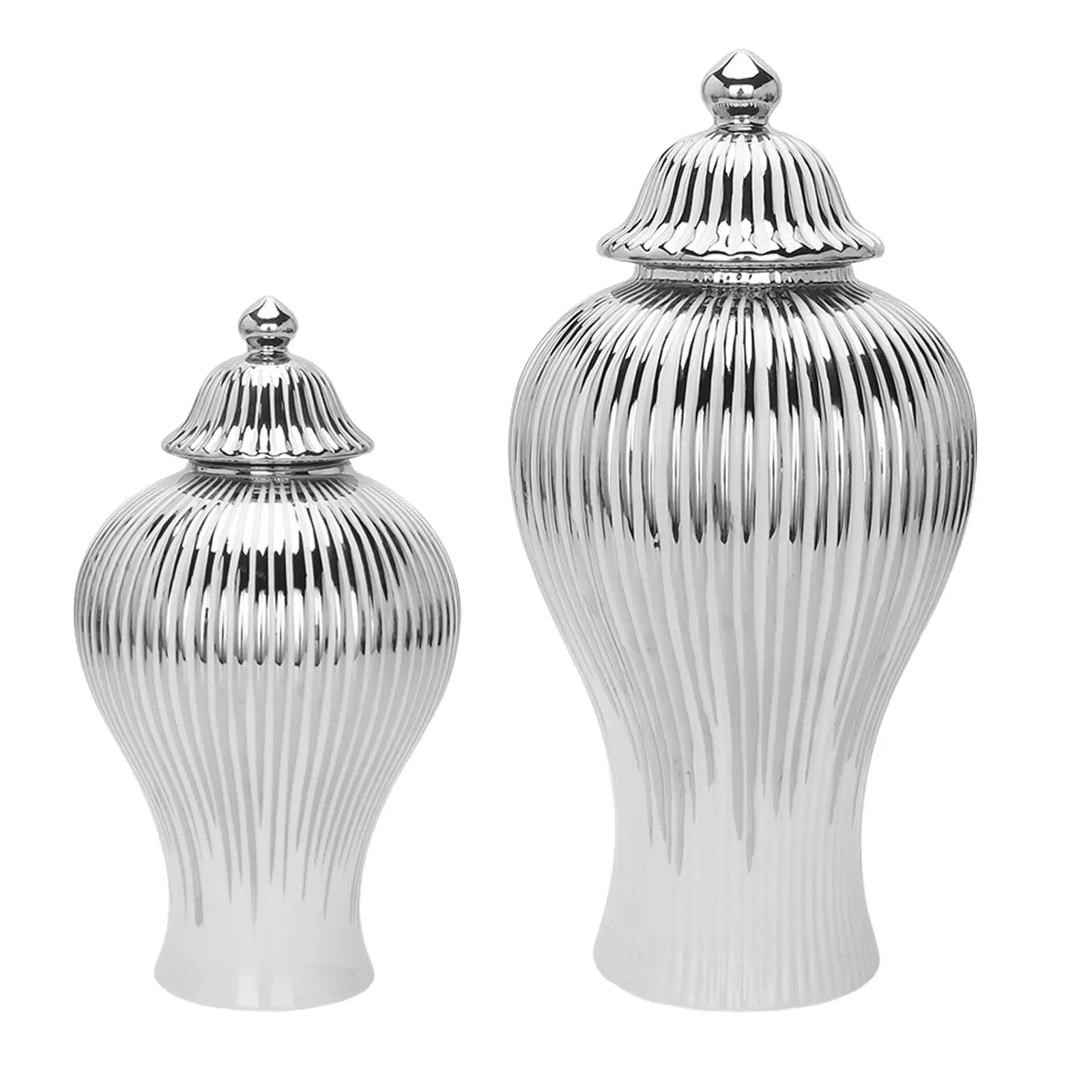 

Ceramic Ginger Jar Storage Vase Handicraft Decorative Bottle for Kitchen Room