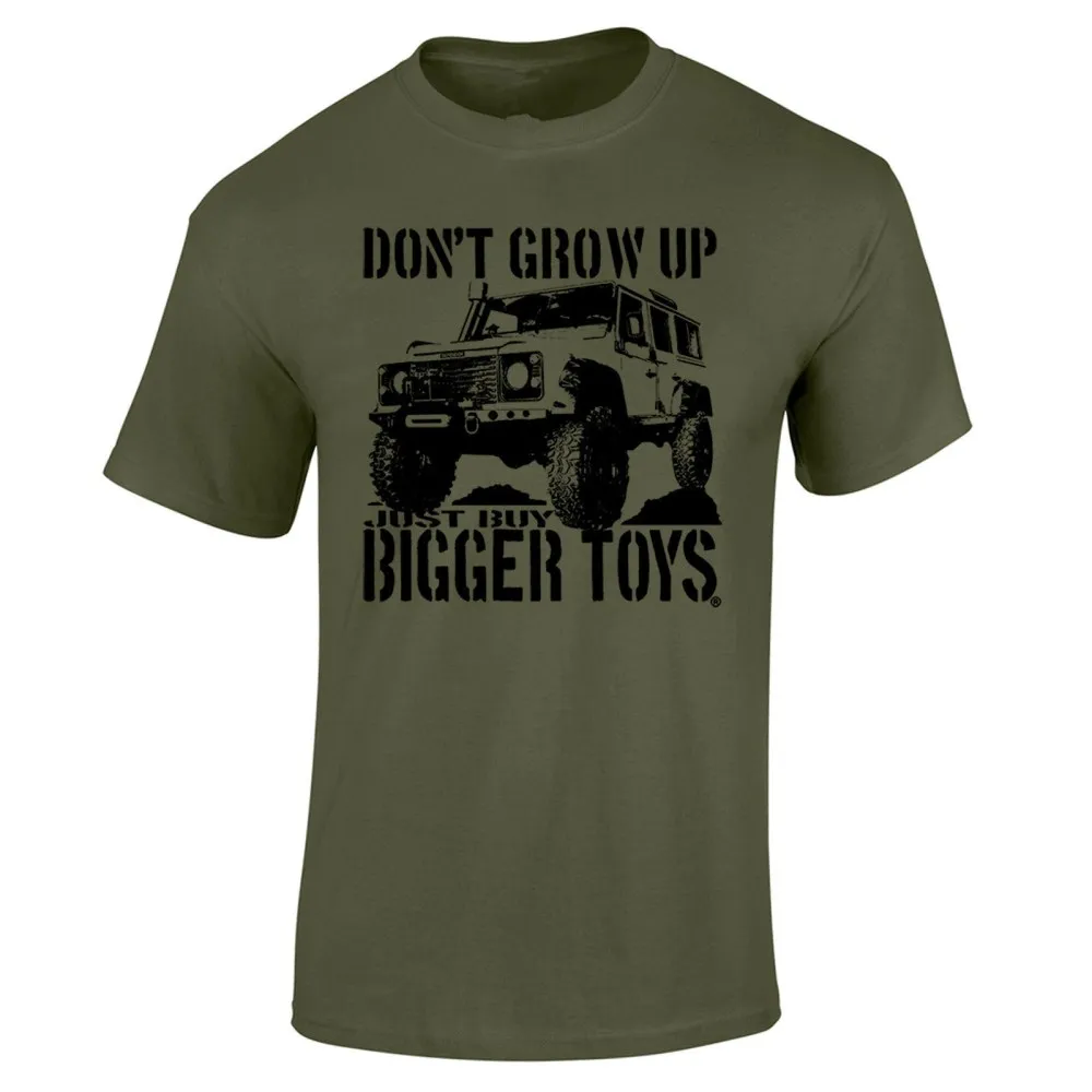

Don't Grow Up Just Buy Bigger Toys Men T-shirt Funny 4X4 Off Road Mudding Men's Cotton O Neck TShirt