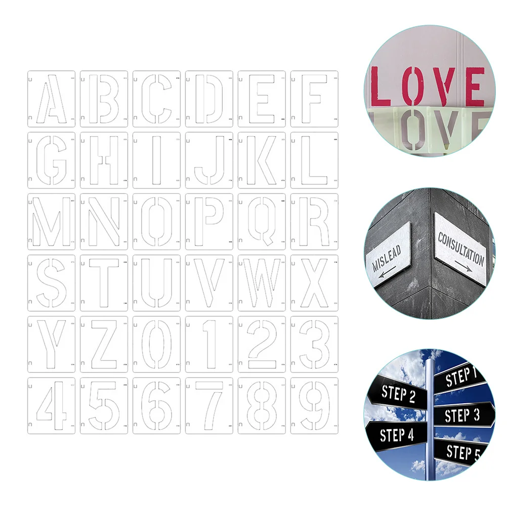 

Stencils Templates Painting Number Letter Drawingstencilalphabet Guide Crafts Word Wallscraft Lettering Signsreusable Mailbox