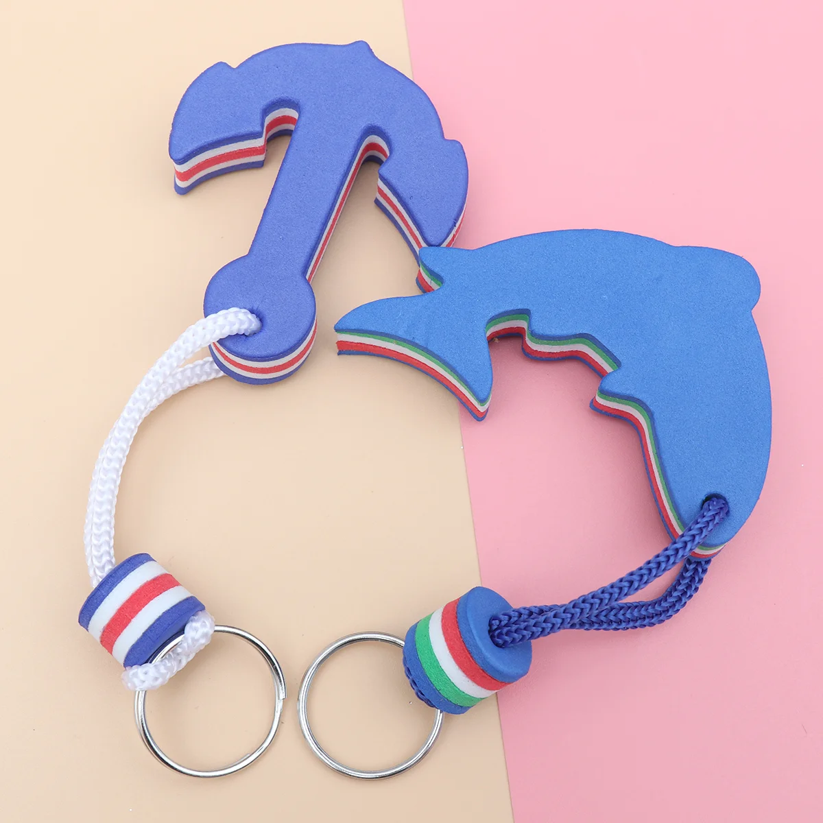 

Key Floating Keychain Boat Ring Chain Eva Float Boats Floats Anchor Dolphin Foam Keyrings Water Blue Rings Keyring Keys Sports