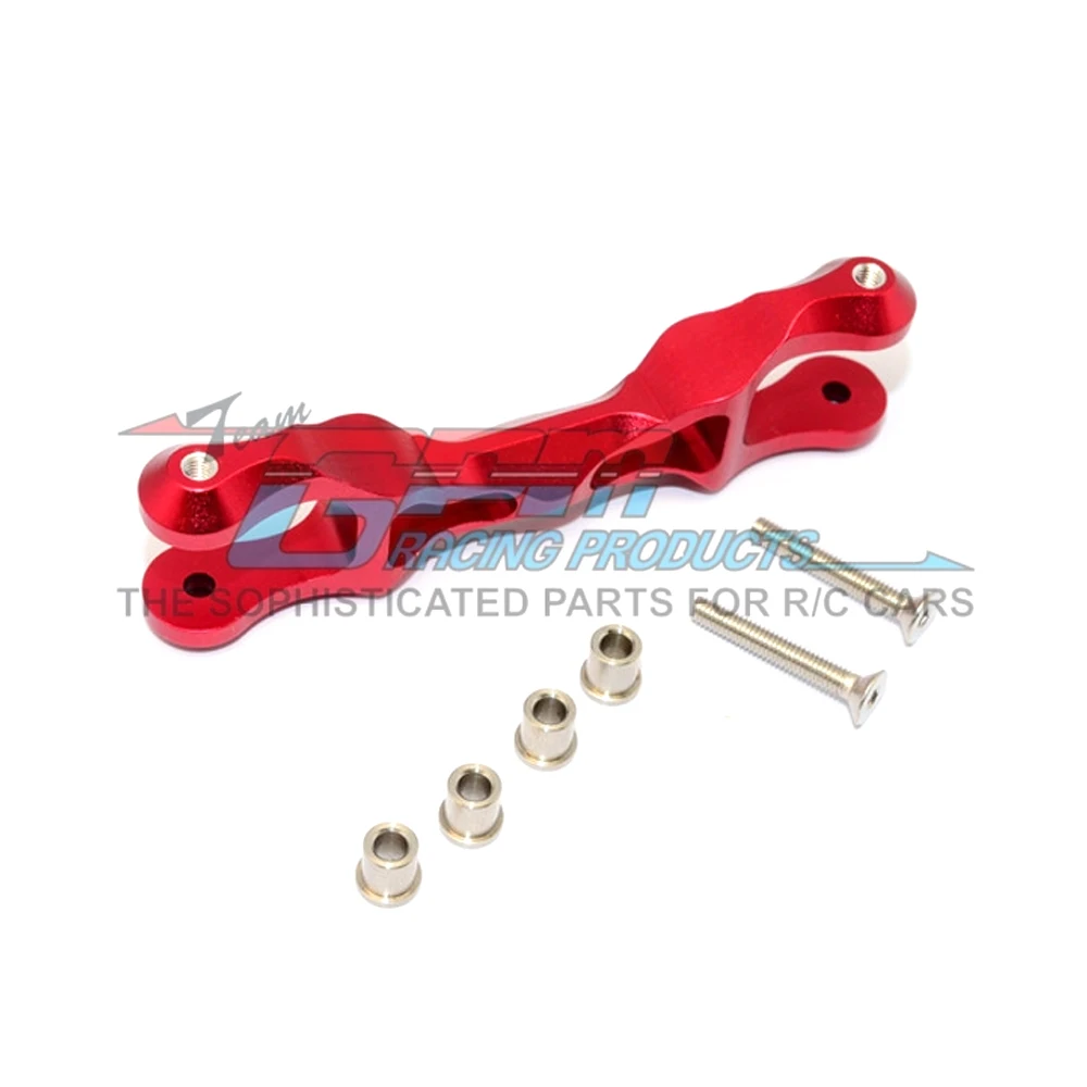 Фото Передний кронштейн для рулевого управления GPM TRAXXAS 1/5 X-MAXX 6S 8S 77086-4, металлический алюминиевый сплав, Соединительный кронштейн 7746 №3