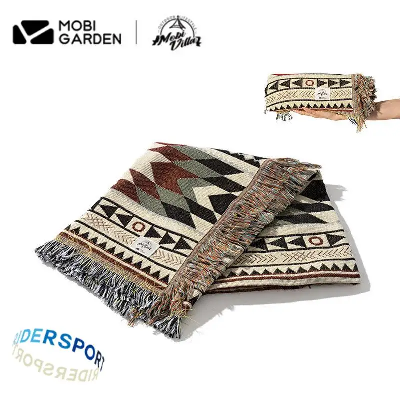 

MOBI GARDEN/одеяло для улицы кемпинга дома теплое полотенце одеяло ковер изысканный Кемпинг удобный этнический стиль