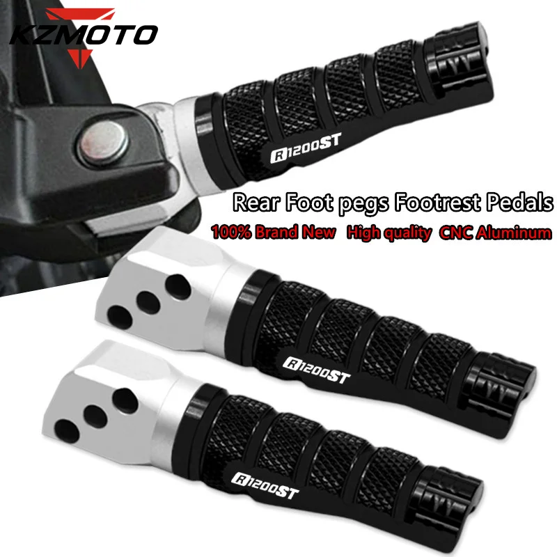 

Motorcycle High Quality Rear Foot Pegs Rests Passenger Footrests For BMW R1200ST R 1200ST 2005-2007 2006 Anti-slip Footpegs