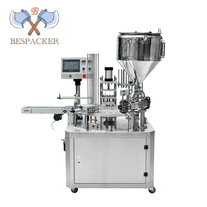 

Bespacker XBG-900 Automatic Yogurt Mineral Water Plastic Cup Filling Sealing Machine