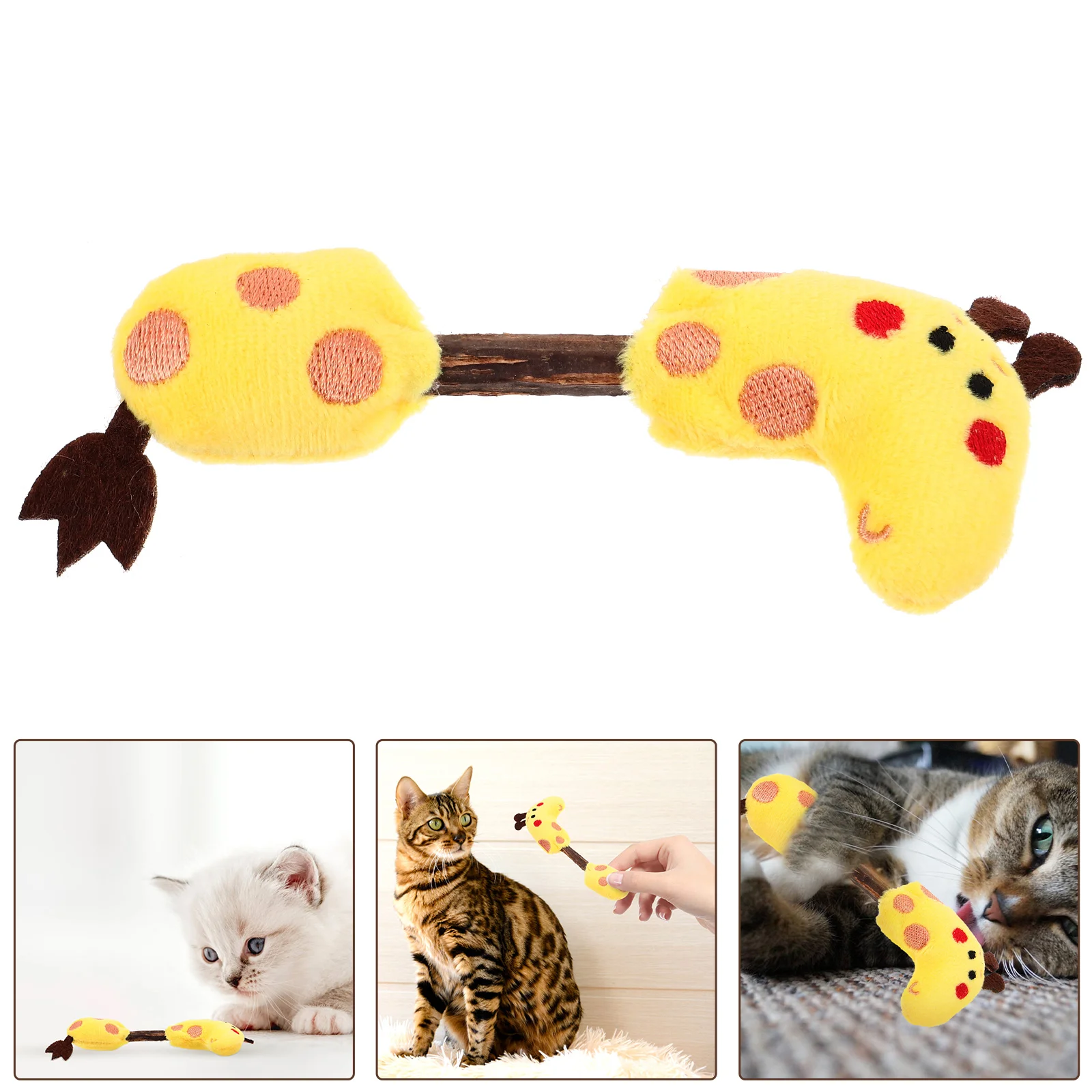 

Cat Chew Toys Stick Teaser Sticks For Cats Kitten Silvervine Teeth Grinding Dental Teething