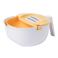 5 in 1 vegetable chopper multifunctional veggie dicer with strainer colander bowl holder slicer cheese grater for fruits and