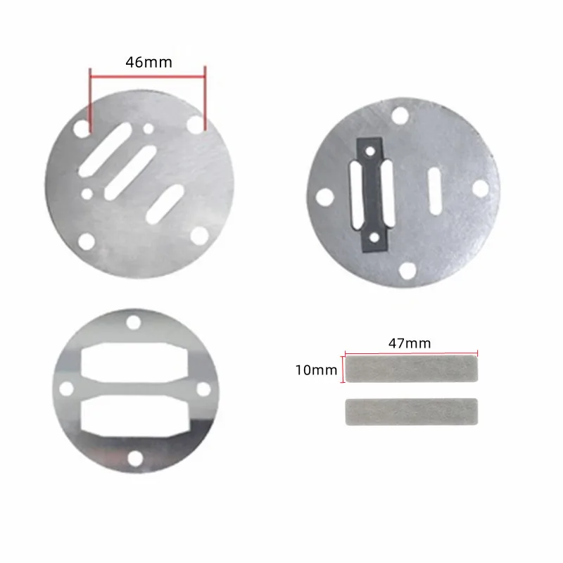 

Air Compressor Cylinder Valve Plate Spare Part Set 3 in 1 Hole to Hole 46x46mm Air Pump Fitting Accessories