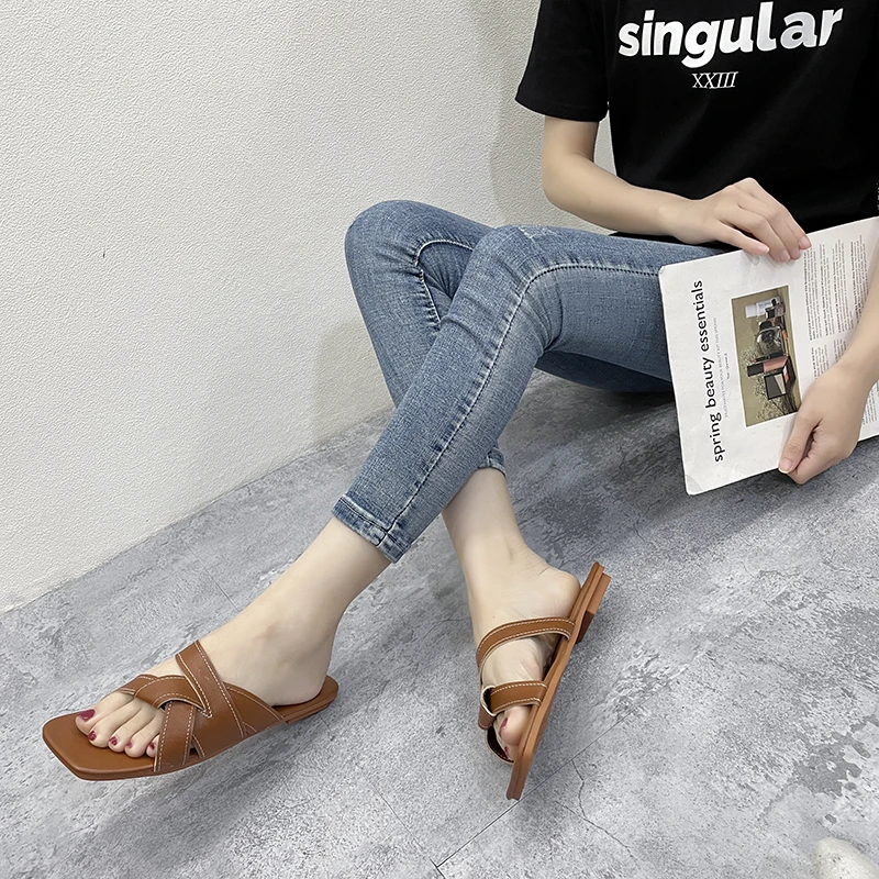 

Сандалии женские с открытым носком, Повседневные Удобные туфли, пляжная обувь, флип, Flops2022