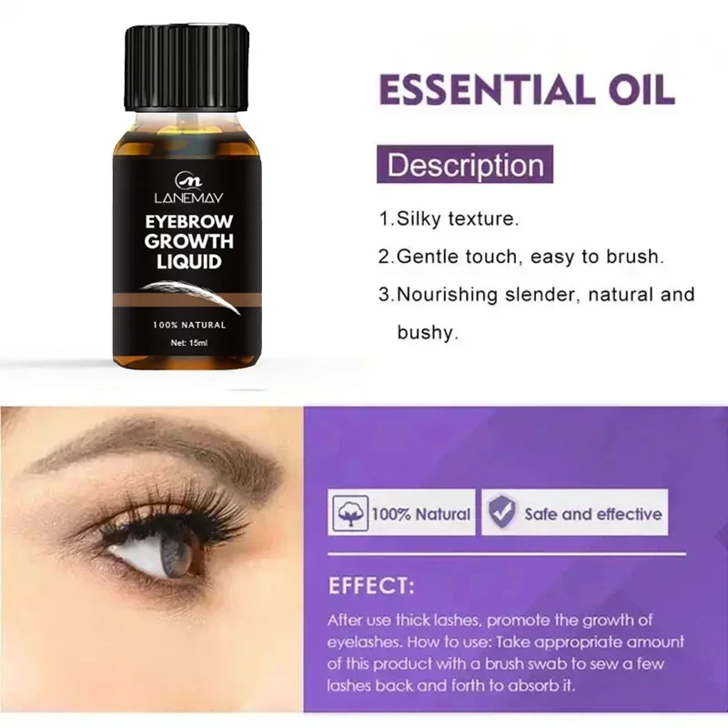 Средство против выпадения волос для быстрого роста ресниц средство