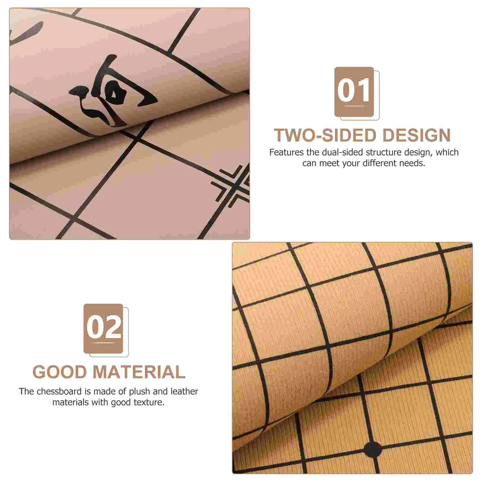 Двусторонняя китайская шахматная доска аксессуар для шахматных игр складная