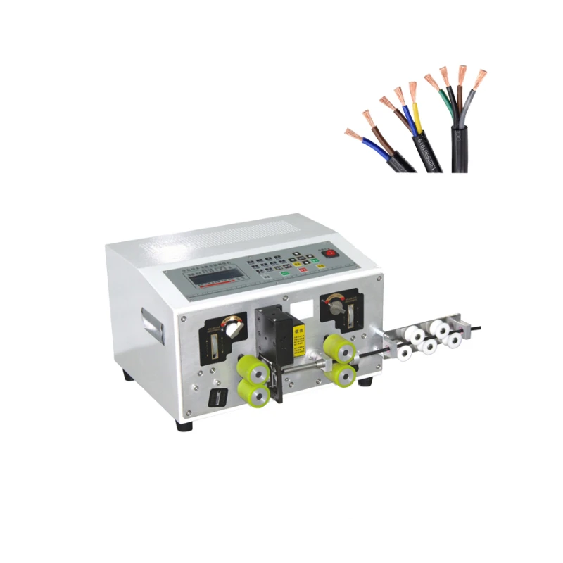 

4 core multi core round Cables Wires Cutting and Stripping Machines peeling machine