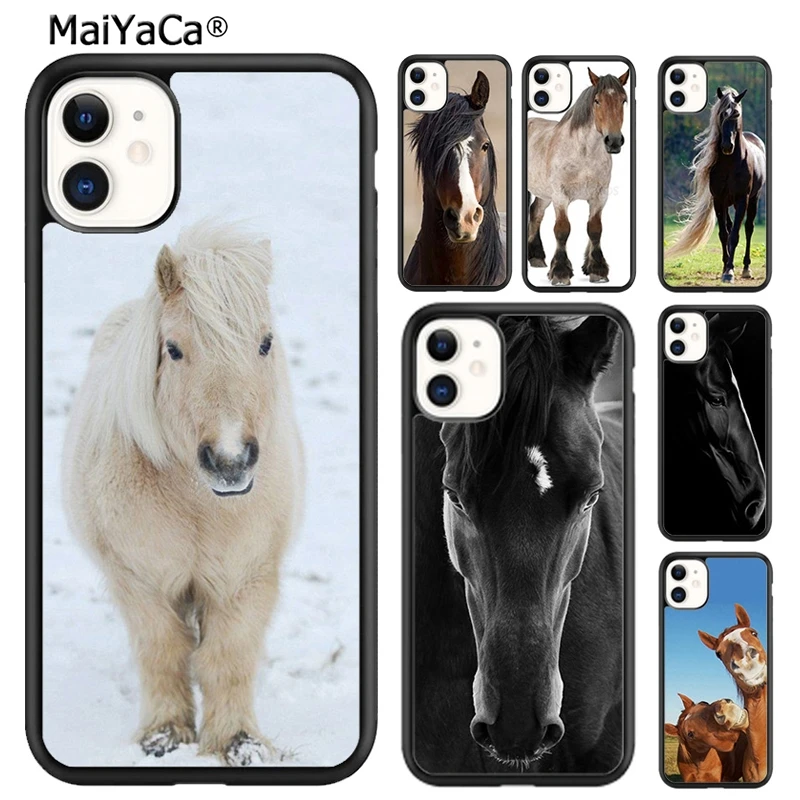 Фото MaiYaCa КРАСИВЫЙ FJORD HORSE2020 Чехол для телефона для iPhone 16 15 SE2020 6 7 8 plus 11 12 mini 13 14 pro max shell coque №1