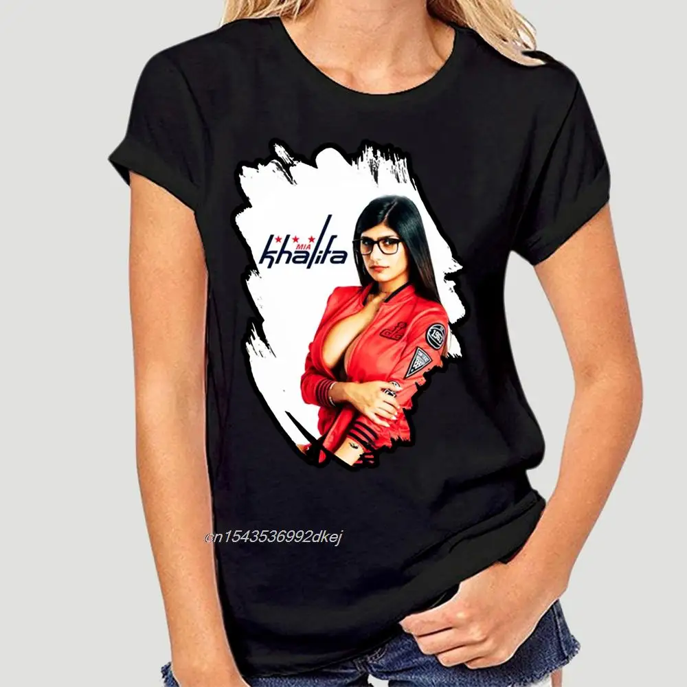 

Former Adult Actress Virgin Mia Khalifa T-Shirt Mia Khalifa Black Men S-5Xl More Size And Colors Tee Shirt 4175A