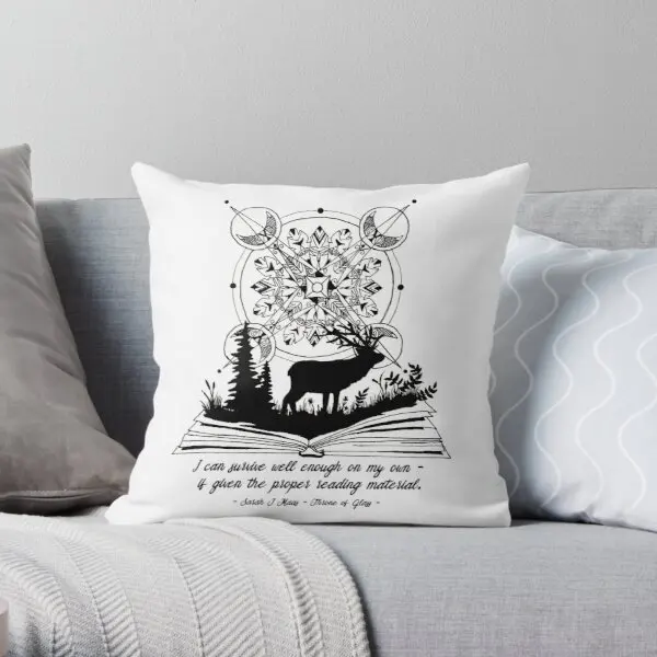 

Tog Deer Quote Plain Sjm Art Collection Printing Throw Pillow Cover Decor Fashion Wedding Hotel Car Throw Pillows not include