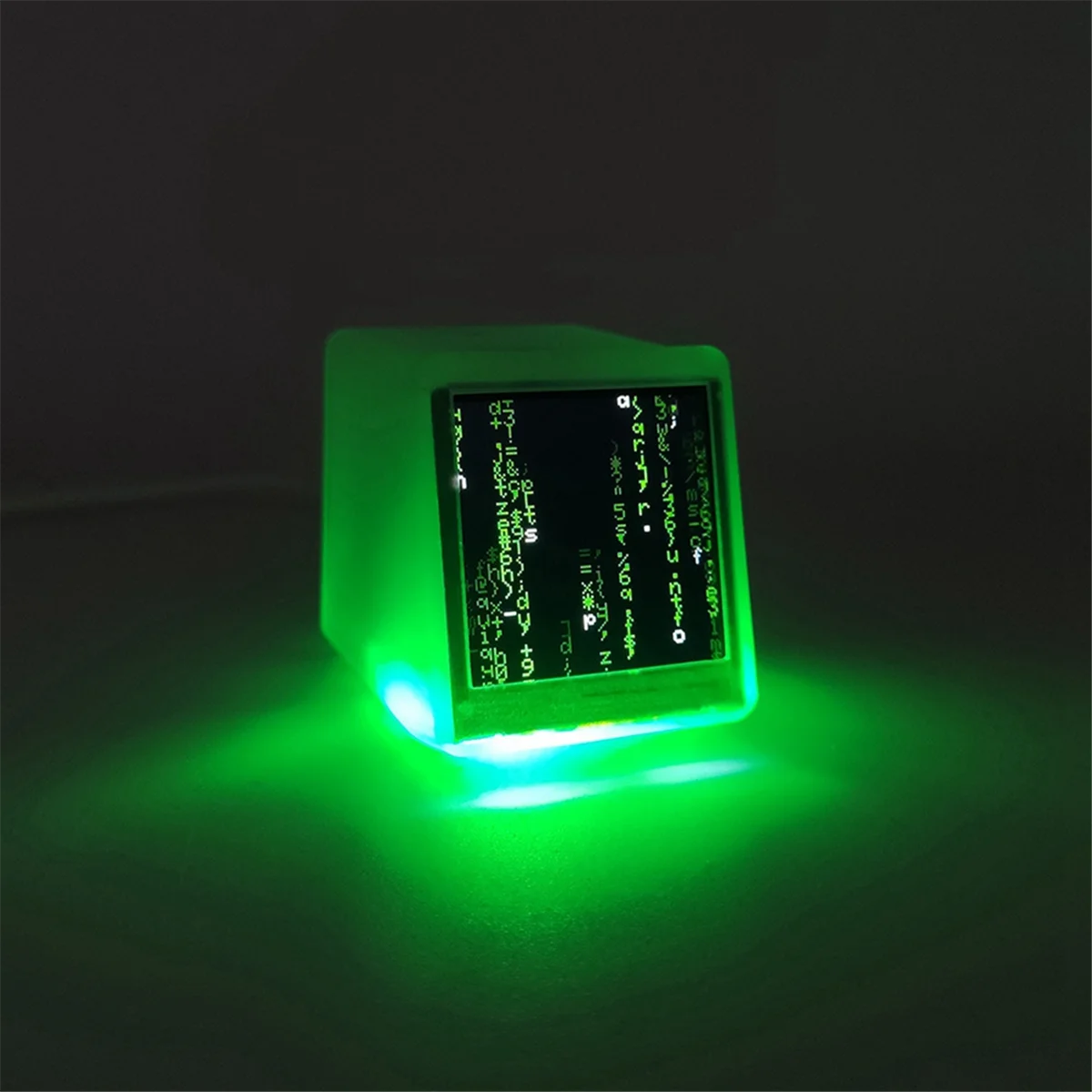 Умные настольные часы с Wi-Fi цифровые ЖК дисплеем диагональю 1 5 дюйма анимация