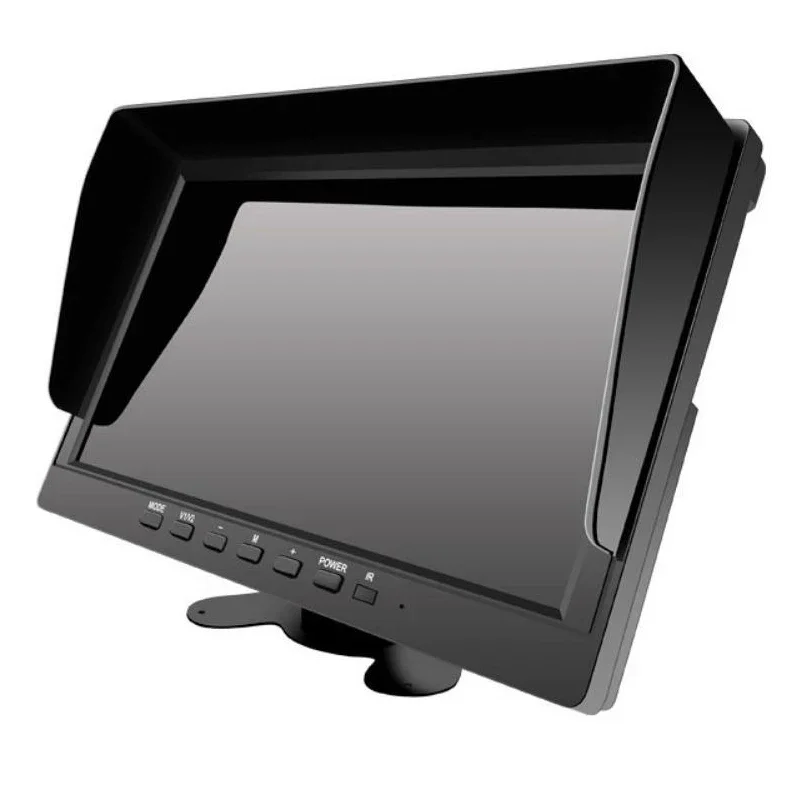 10 1-дюймовый 4-канальный 1080P ночного видения реверсивная резервная камера DVR