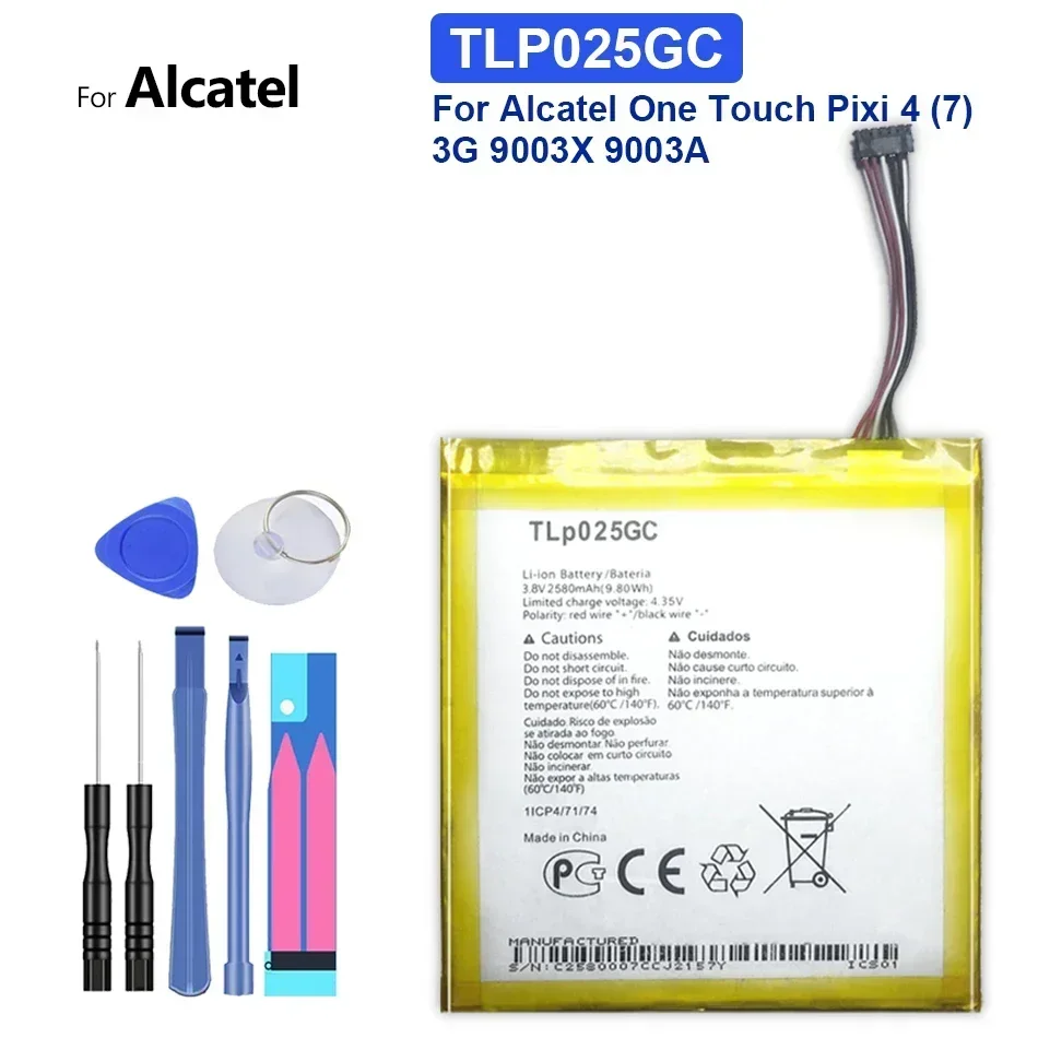 TLP025GC TLP025DC TLP025A2 Аккумулятор для Alcatel One Touch POP C9 Pixi 4 (7) 3G 9003X 9003A 6.0 OT 8050D/9001D Pop 3 (5.5) 5054A