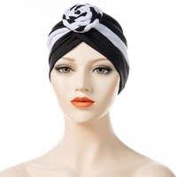 new milk silk doughnut hijab hat solid color smooth head wrap with elastic spiral design hat soft turban women fashion headcover