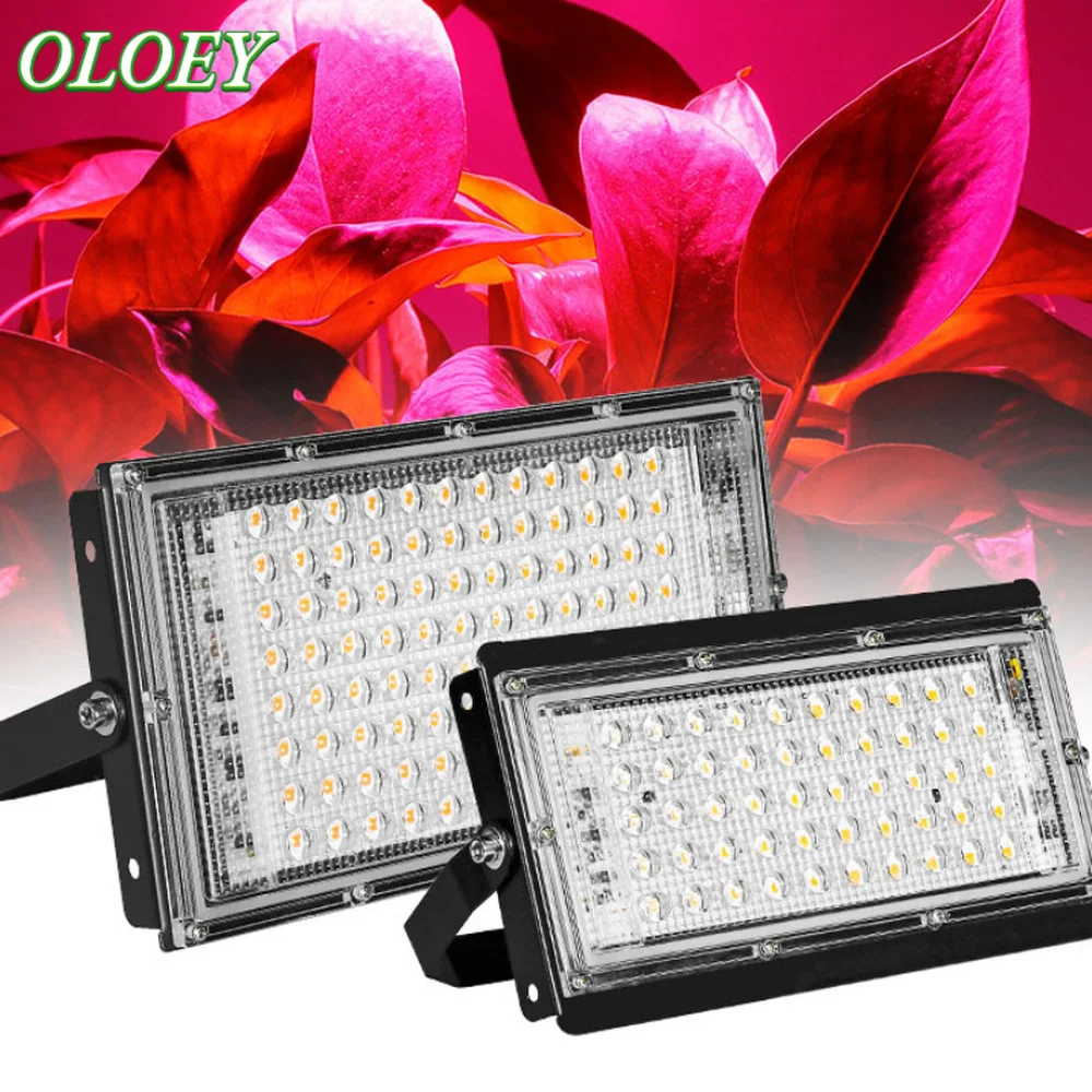 

Светодиодный прожексветильник для растений, полный спектр, водонепроницаемая лампа для рассеивания тепла, Детская лампа для выращивания о...