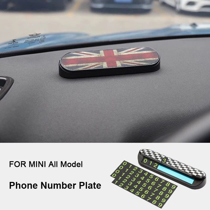 Автомобильная табличка с номером для MINI Cooper F54 F55 F56 F60 R50 R53 R55 R56 R60 R61