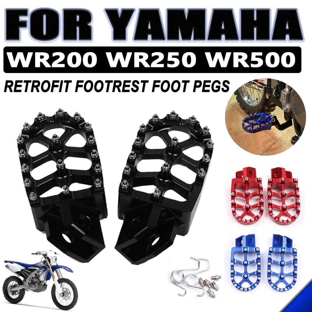 

For YAMAHA WR200 WR250 WR 200 250 1990 -1997 WR500 WR 500 1987-1993 Motorcycle Accessories Footrest Foot Pegs Footpeg Footpegs