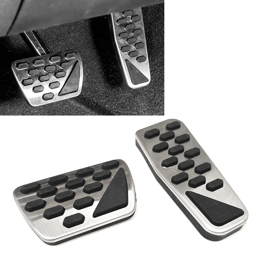 Stainless Steel Car Gas Brake Pedals Cover Accessories For Wrangler JL2018-2022 for Jeep Gladiator JT 2020 2021 2022