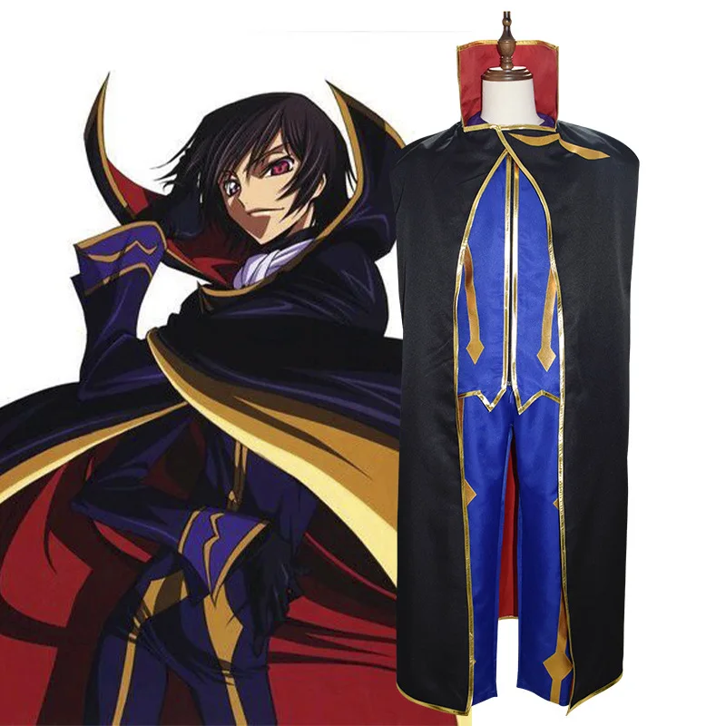 

Аниме код Geass Косплей Lelouch Lamperouge мужской костюм