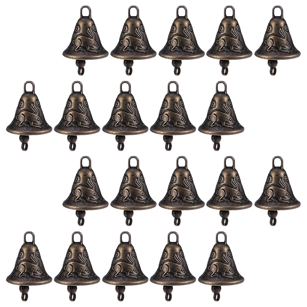 

20 Pcs Bell Small Christmas Craft Vintage Bells Decorative Metal Old Farm Animal