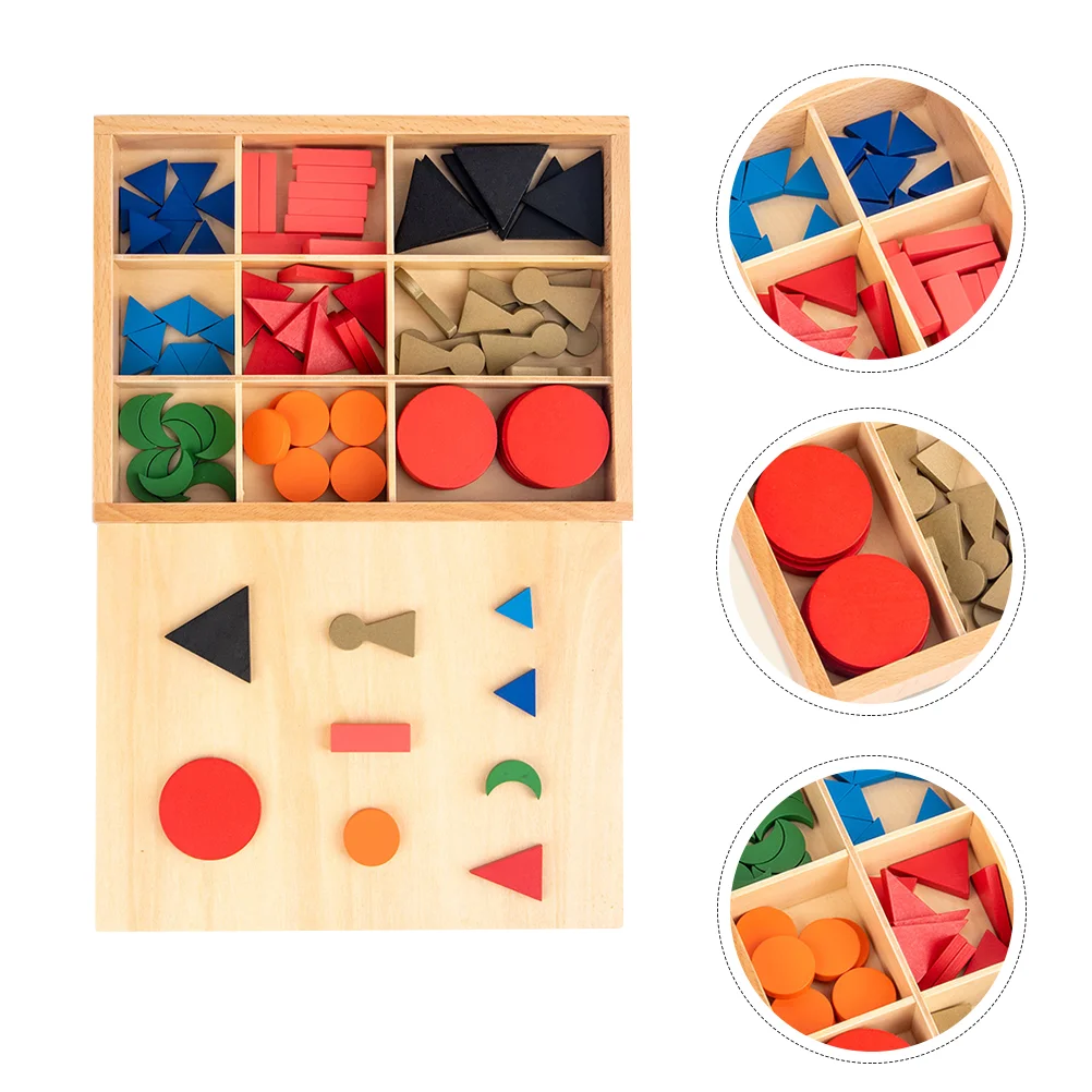 

Toddler Toy Montessori Teaching Aids Wooden Puzzle Tool Woden Plaything Children Learning Grammatical Symbol Cognitive Baby