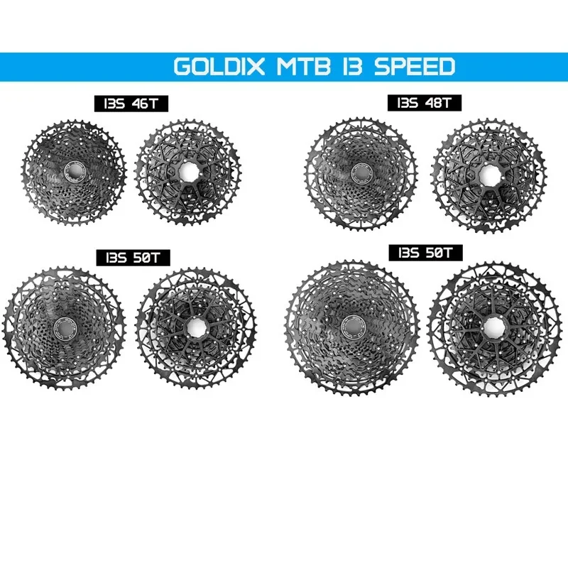 GOLDIX 12-скоростная MTB кассета Сверхлегкая 12-скоростная кассета 11 52 50 48 46 44 40 HG Структурная звездочка для кассеты Shimano 12 В hg (art.: 3920d3ef52299) - 3920d3ef52299