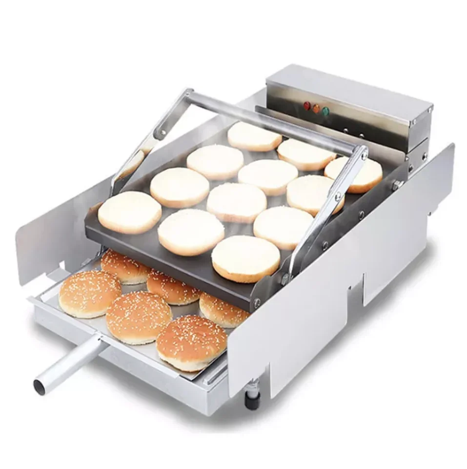 Новый дизайн коммерческая электрическая гамбургерная сковорода большая версия