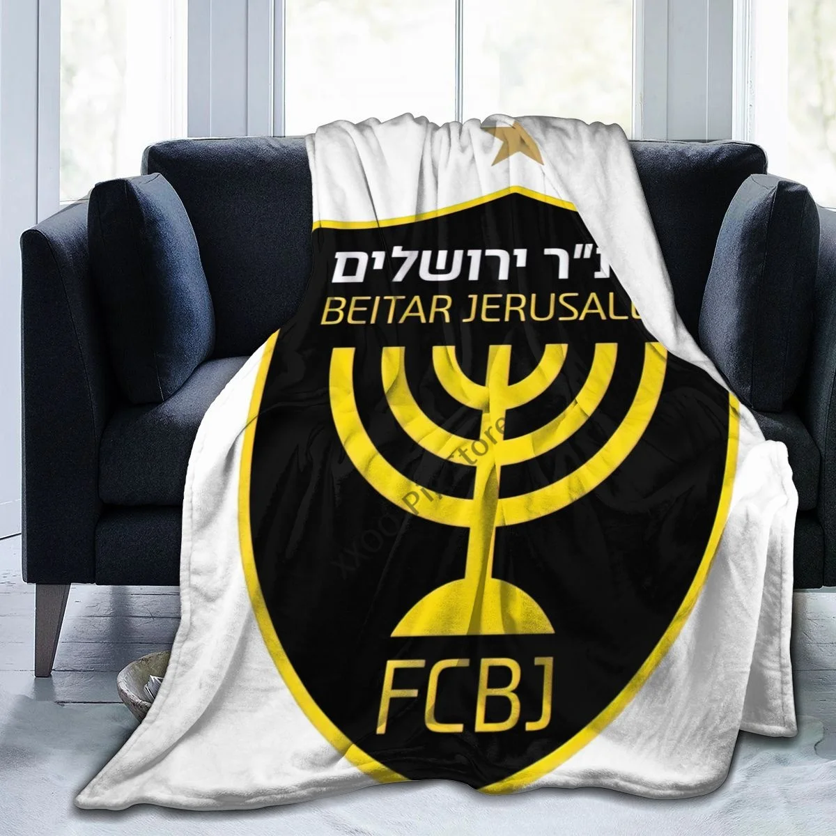 

Israel Beitar Jerusalem lightweight ultra-fine fiber ultra-fine flannel fleece sofa all-season living room/bedroom warm blanket