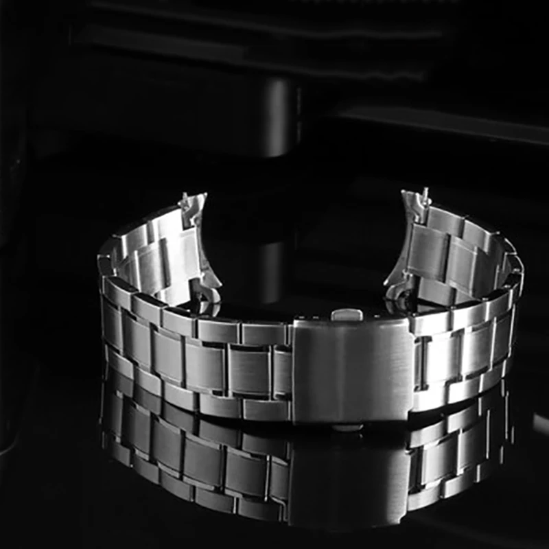 Solid Steel Watch Strap for Casio Swordfish MDV-106 Mdv107 Watch Bracelet MTP-1375 Belt 5374 1374 Watch Band 22mm