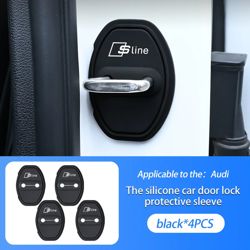 

Силиконовый защитный чехол для дверного замка автомобиля для Audi S line A3 A4 A5 A6 B6 B7 B8 C5 C6 C7 A7 A8 Q3 Q5 Q7 TT S3 S4 S5