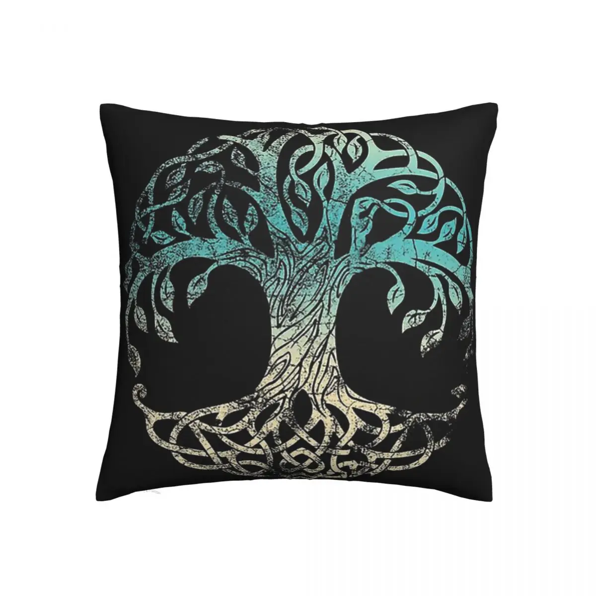 

Yggdrasil Tree Of Life Polyester Cushion Cover Vikings Sofa Car Decorative Kawaii Throw Pillowcase