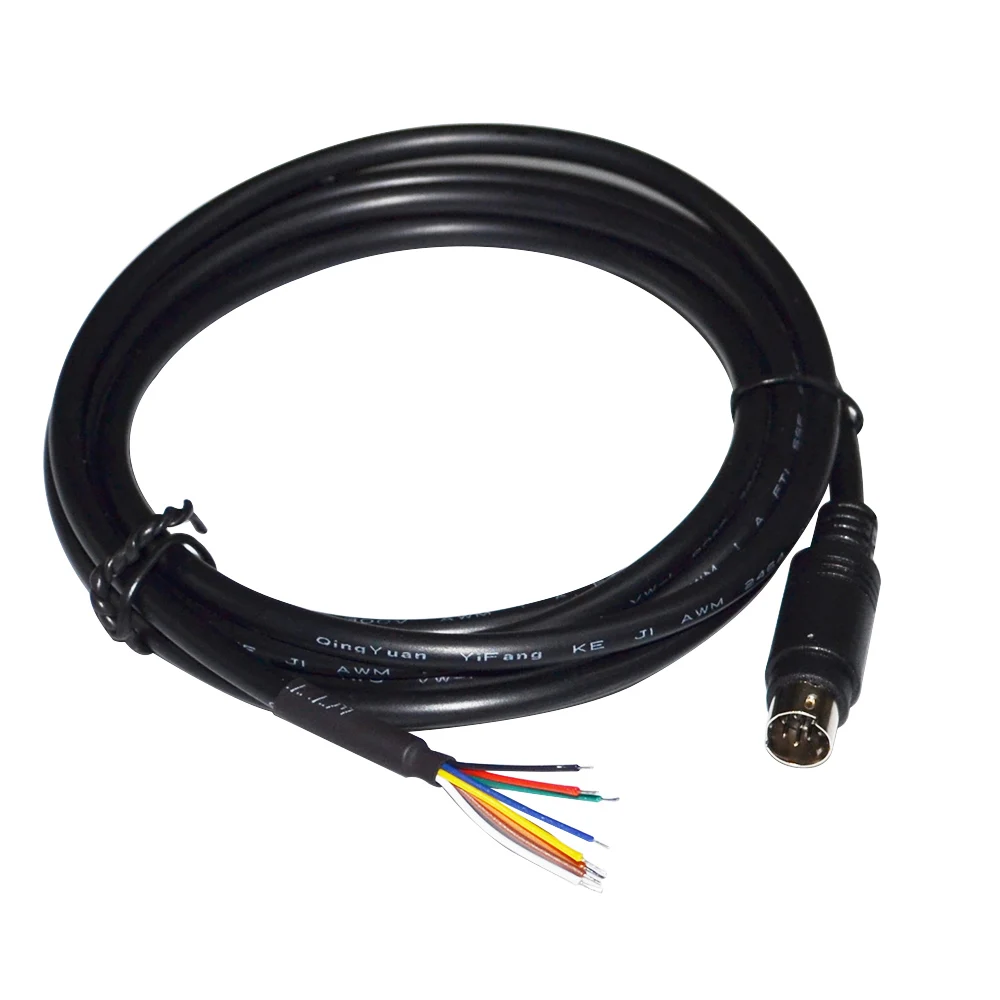 

MD8 MD6 PS2 terminal round head 8-pin 6-pin S terminal line 232 422 communication line PLC programming cable