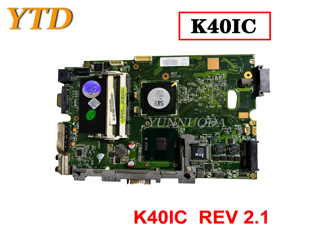 

Оригинальная материнская плата для ноутбука ASUS K40 K40IC, K40IC REV 2,1, протестирована, хорошая Бесплатная доставка