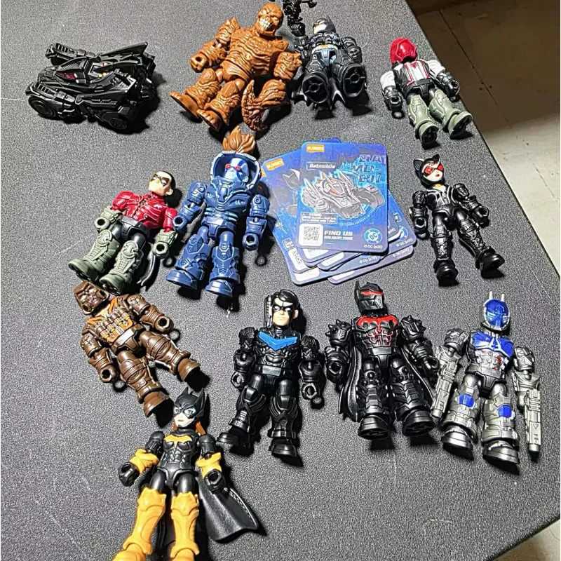 Фото Коллекционная фигурка Blokees DC Heroes Defender V3 Series Blind Box Arkham Out Of Control Prologue: Комикс-аниме, сборная модель, игрушка, подарок №2