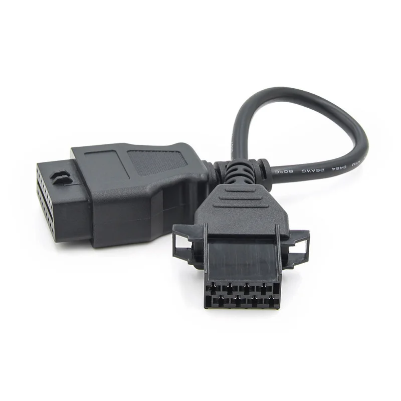 Фото Переходник-адаптер OBD/OBD2 с 8-контактного на 16-контактный разъем для диагностического сканера Volvo №5