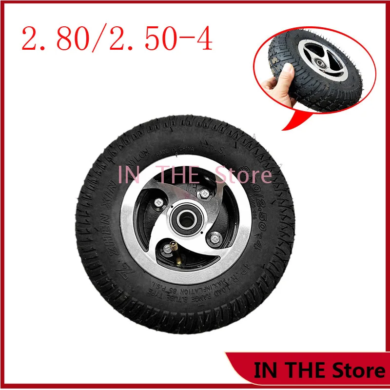 

Super 2.80/2.50-4 tire inner tube casing and alloy rim for 9 inch electric scooter wheel accessories