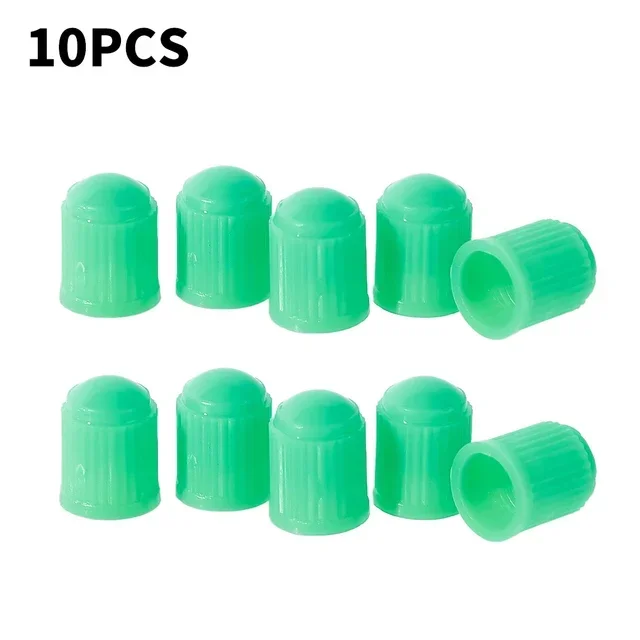 10 шт. пластиковые колпачки клапанов автомобильных шин Пылезащитная Крышка для автомобилей мотоциклов велосипедов универсальная колпачок стержня клапана колеса автомобильные аксессуары