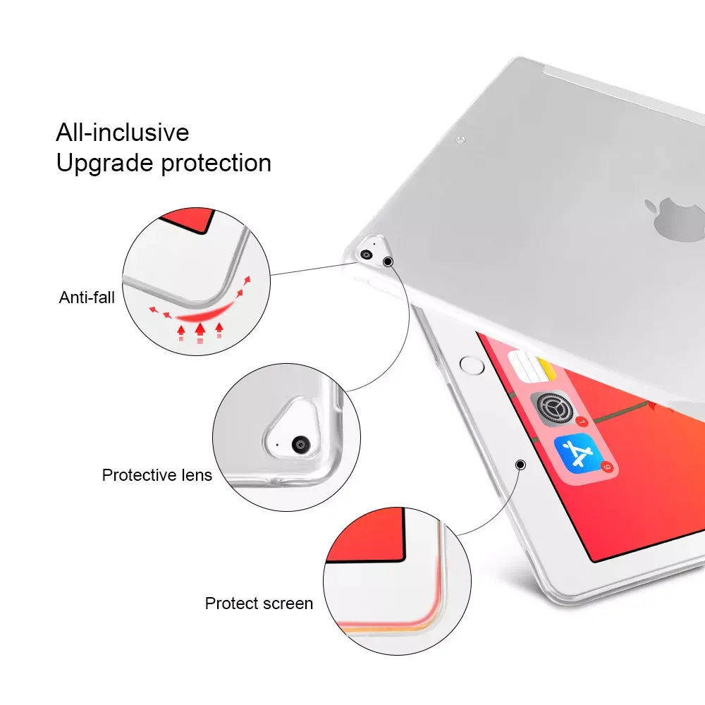 Ультратонкий чехол из искусственной кожи для iPad Pro 12 9 2017 дюйма A1584 A1652 A1670 A1671 |