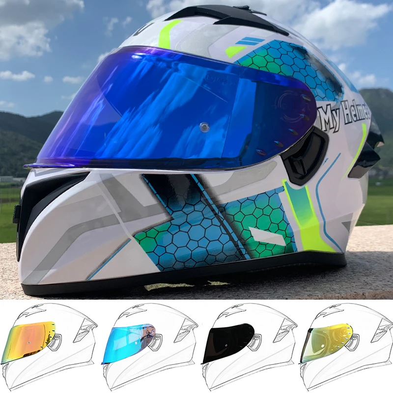 

Modular Motorcycle Helmet Flip Full Face Racing Helmet Cascos Para Moto Double Lens can be equipped with Bluetooth Capacete DOT