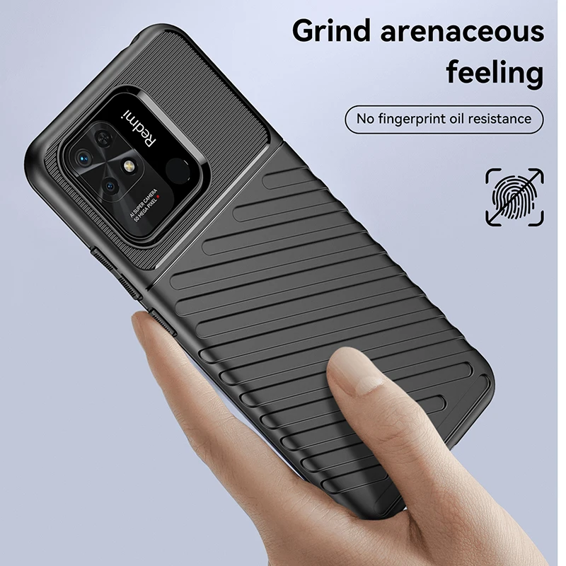 For Xiaomi POCO C40 Case For POCO C40 Cover 6.71 Inch Shockproof Soft Rubber Phone Bumper For POCO C40 M3 X3 X4 M4 Pro