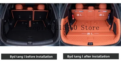 Для BYD TANG L DM/EV 2025 2026 кожаный автомобильный коврик для багажника, подушка багажника, коврик для багажника, лоток для заднего багажника, чехол для багажа, защита