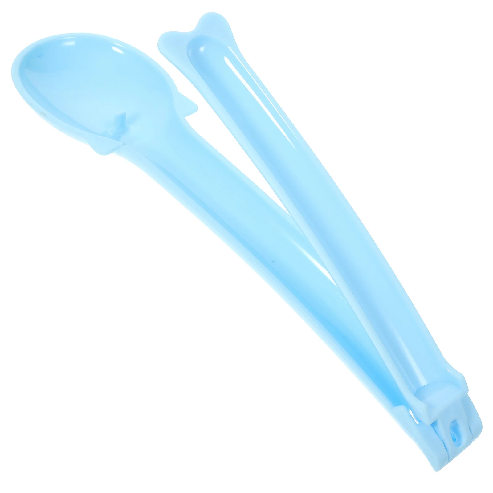 

Blue Accessories Snack Convenient Cat Feeder Daily Use Lovely Food Spoon Portable Plastic Squeezer