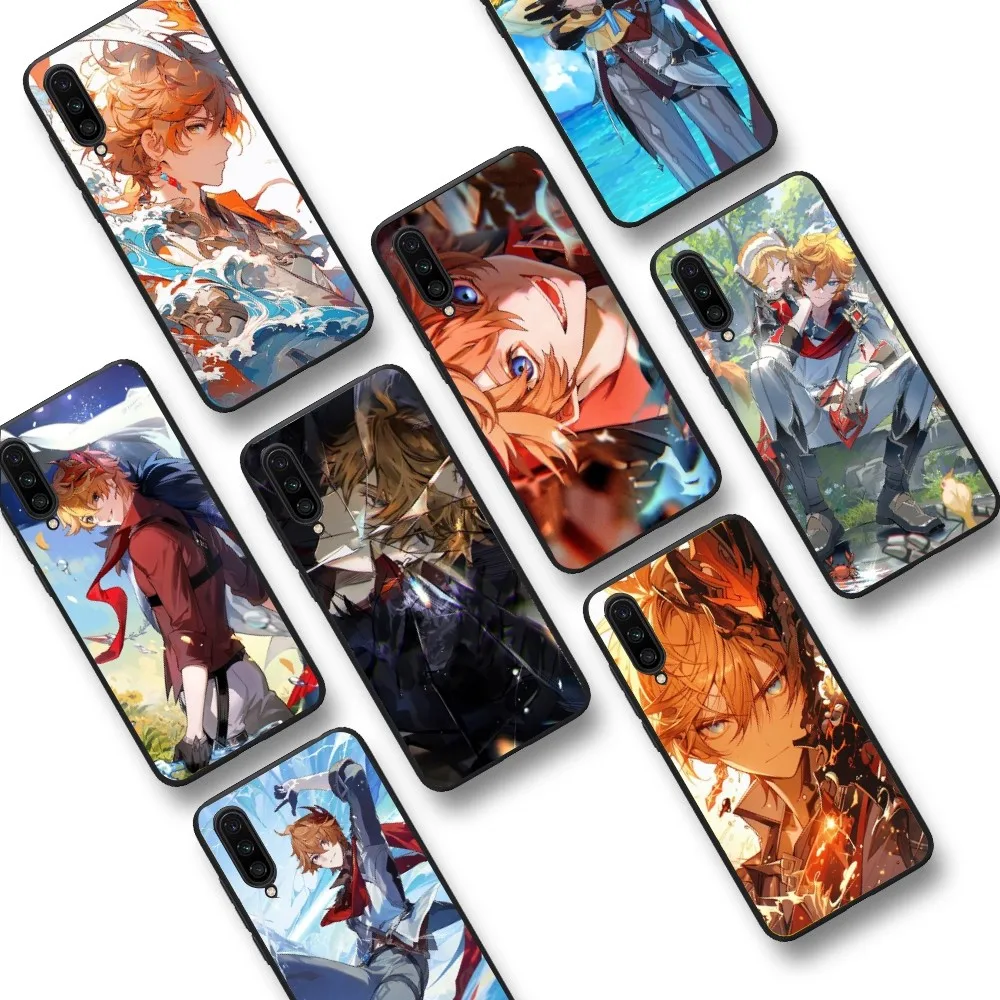 Фото Ударный чехол Tartaglia Childe Genshin для Xiaomi Mi 5X 8 9 10 11 12 lite pro 10T PocoX3pro PocoM3 Note 10 pro lite №1